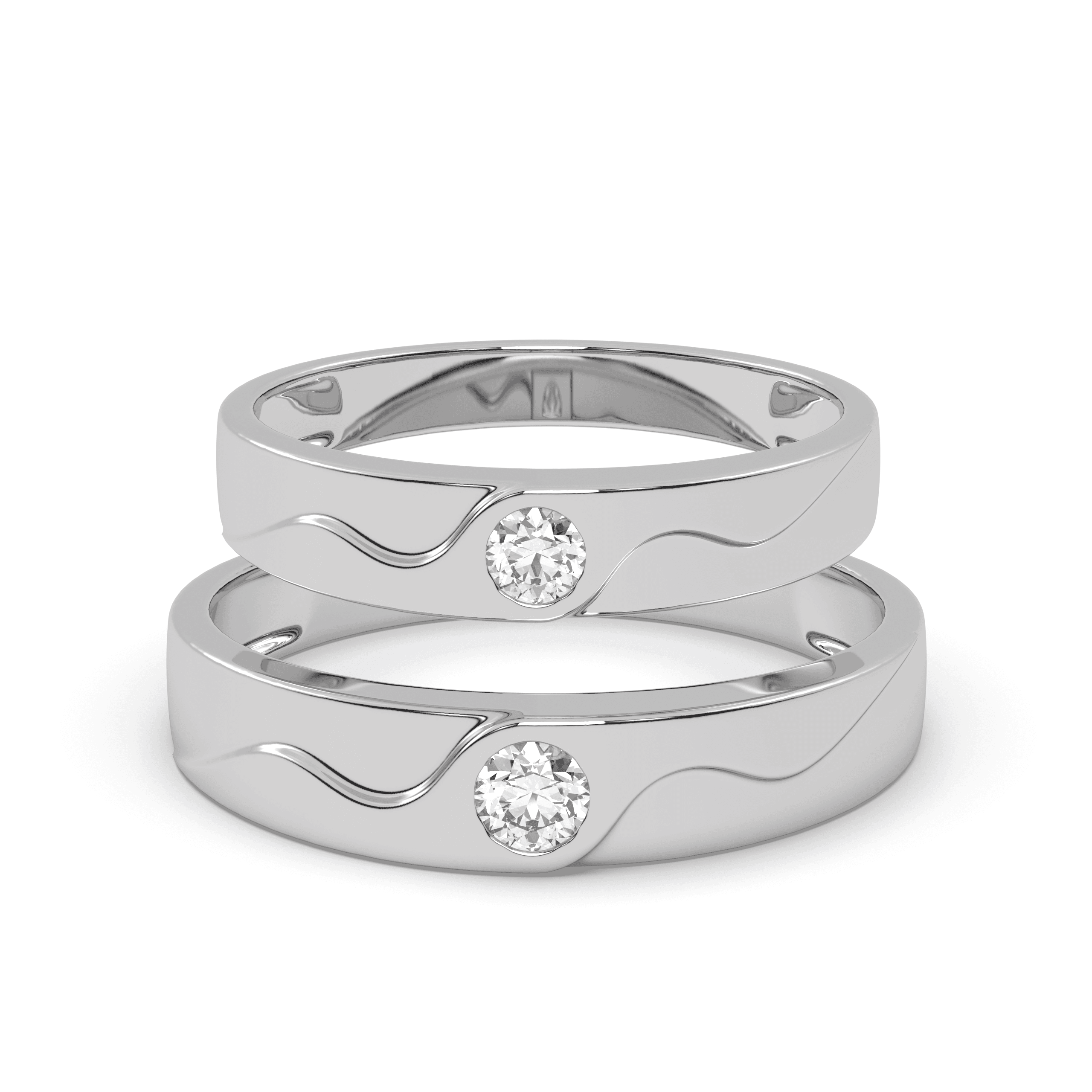 Ocean Wave Matching Promise Ring , 13