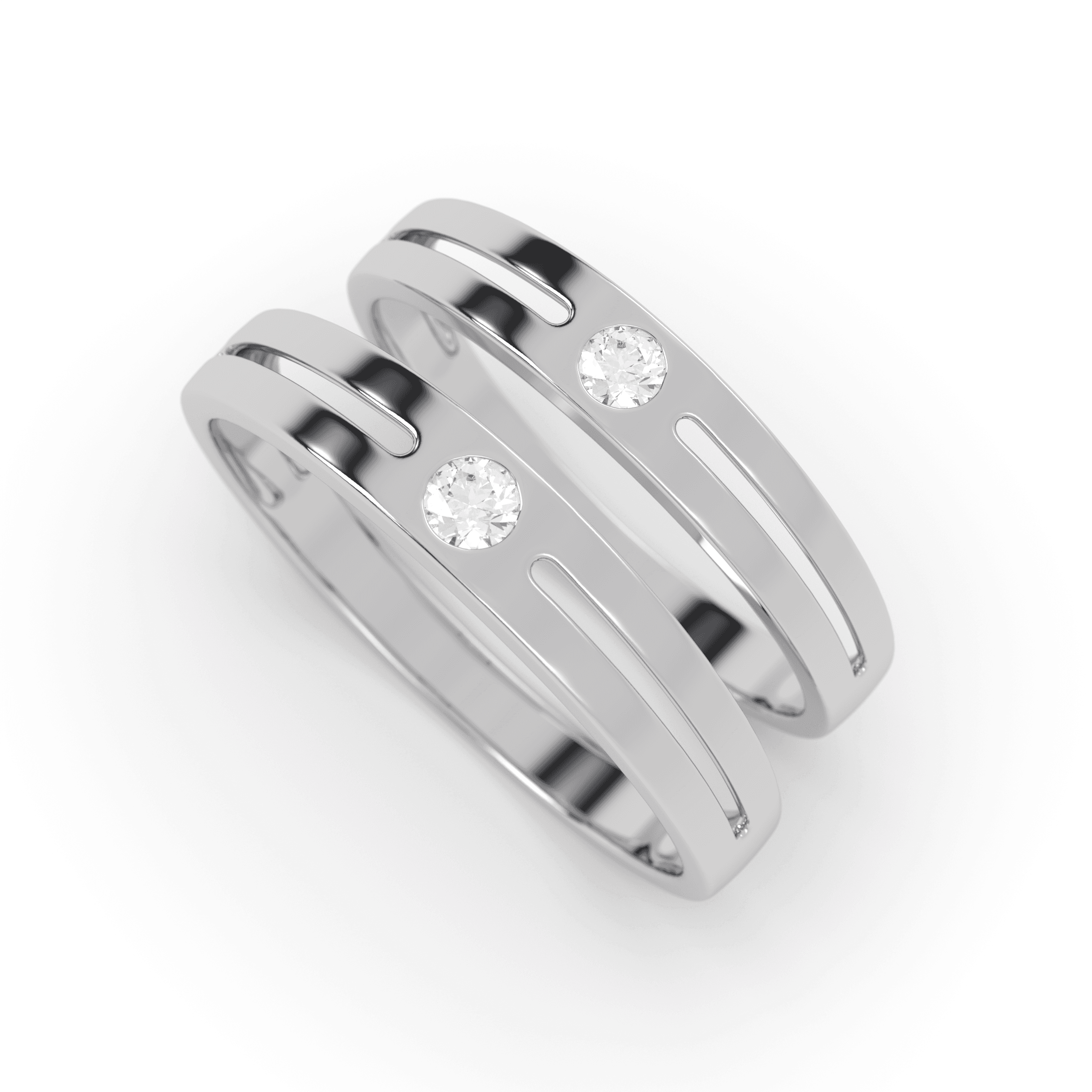 Parallel Lines Matching Promise Ring , 13