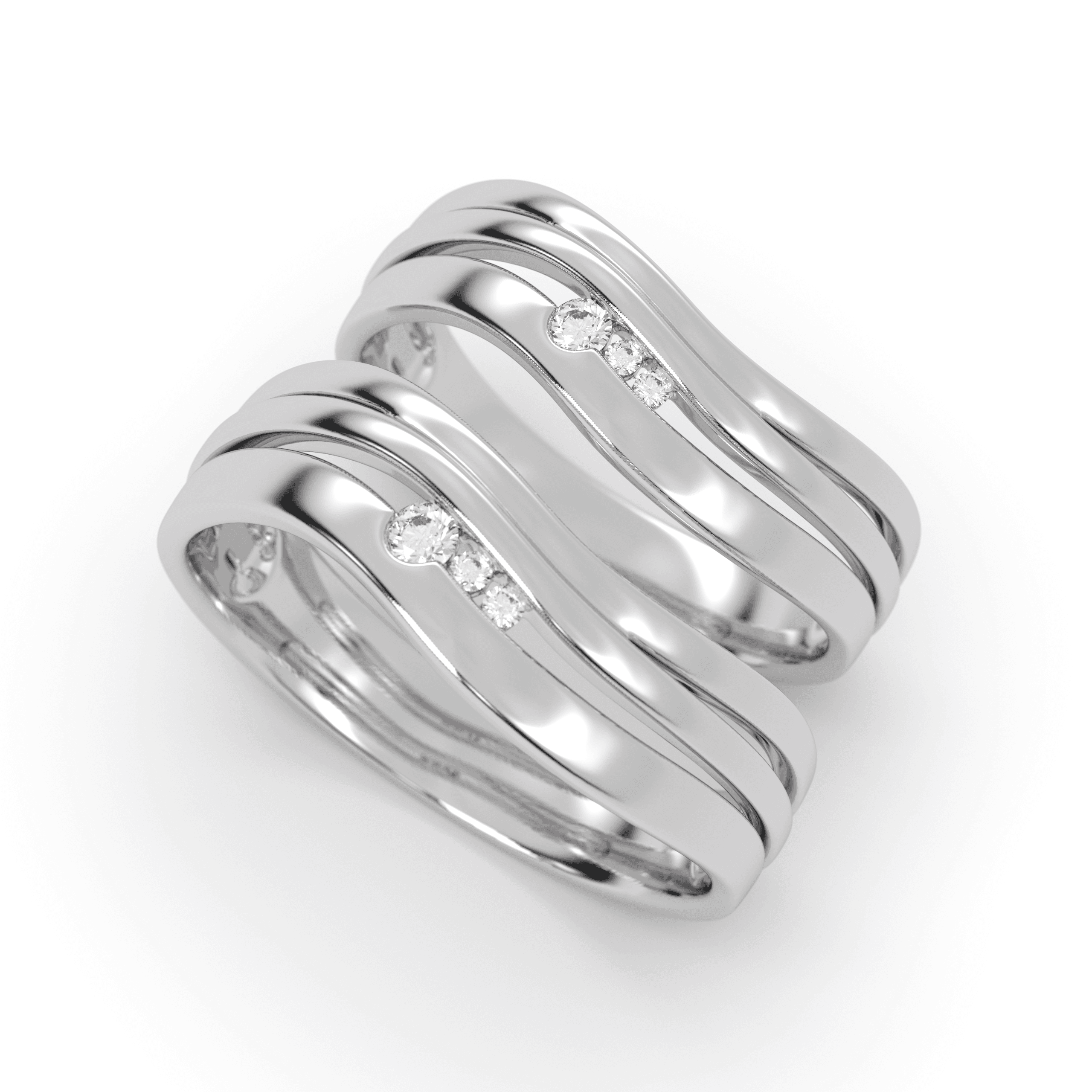 Classic Promise Couple Ring , 13