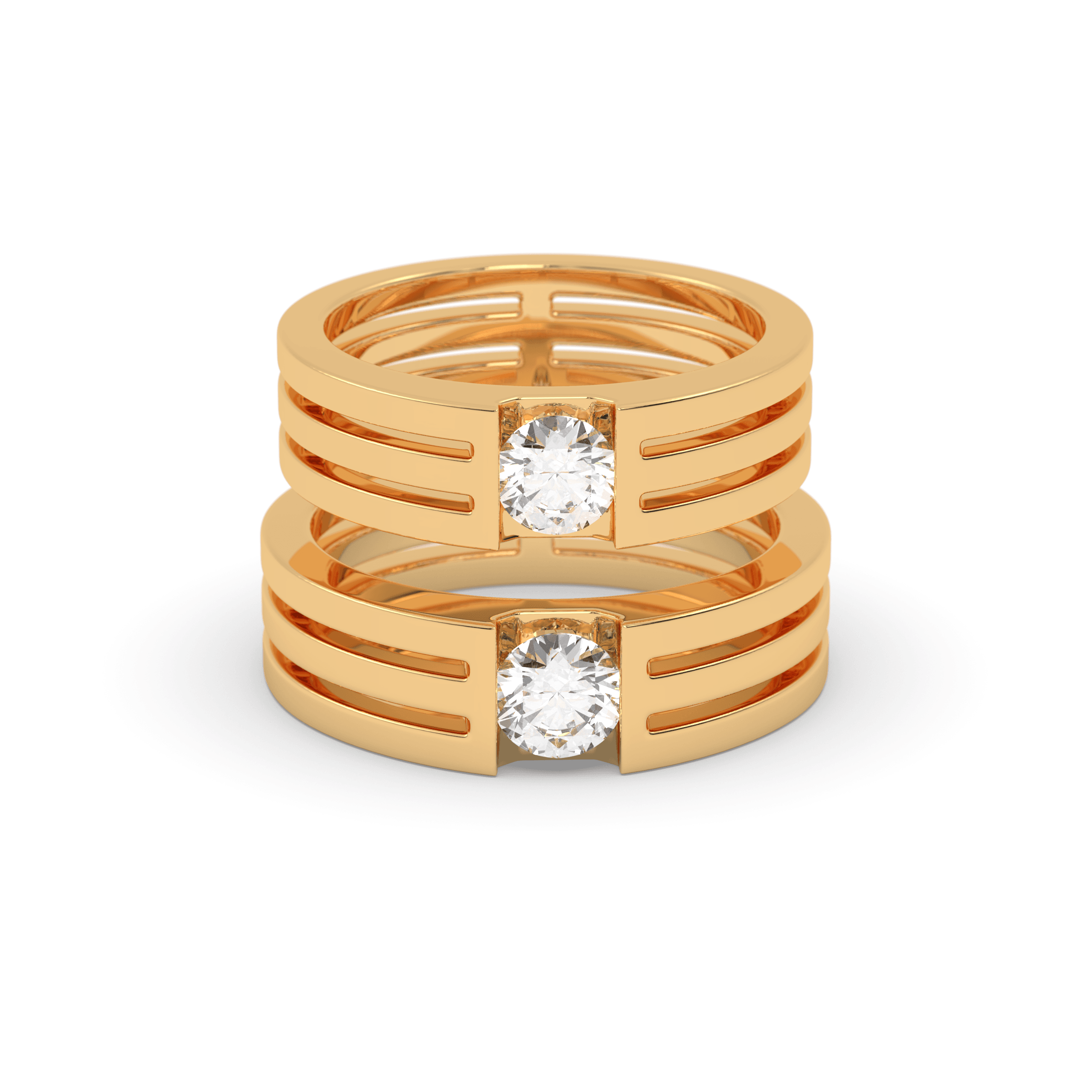 Forever Match Solitaire Couple Set , 13