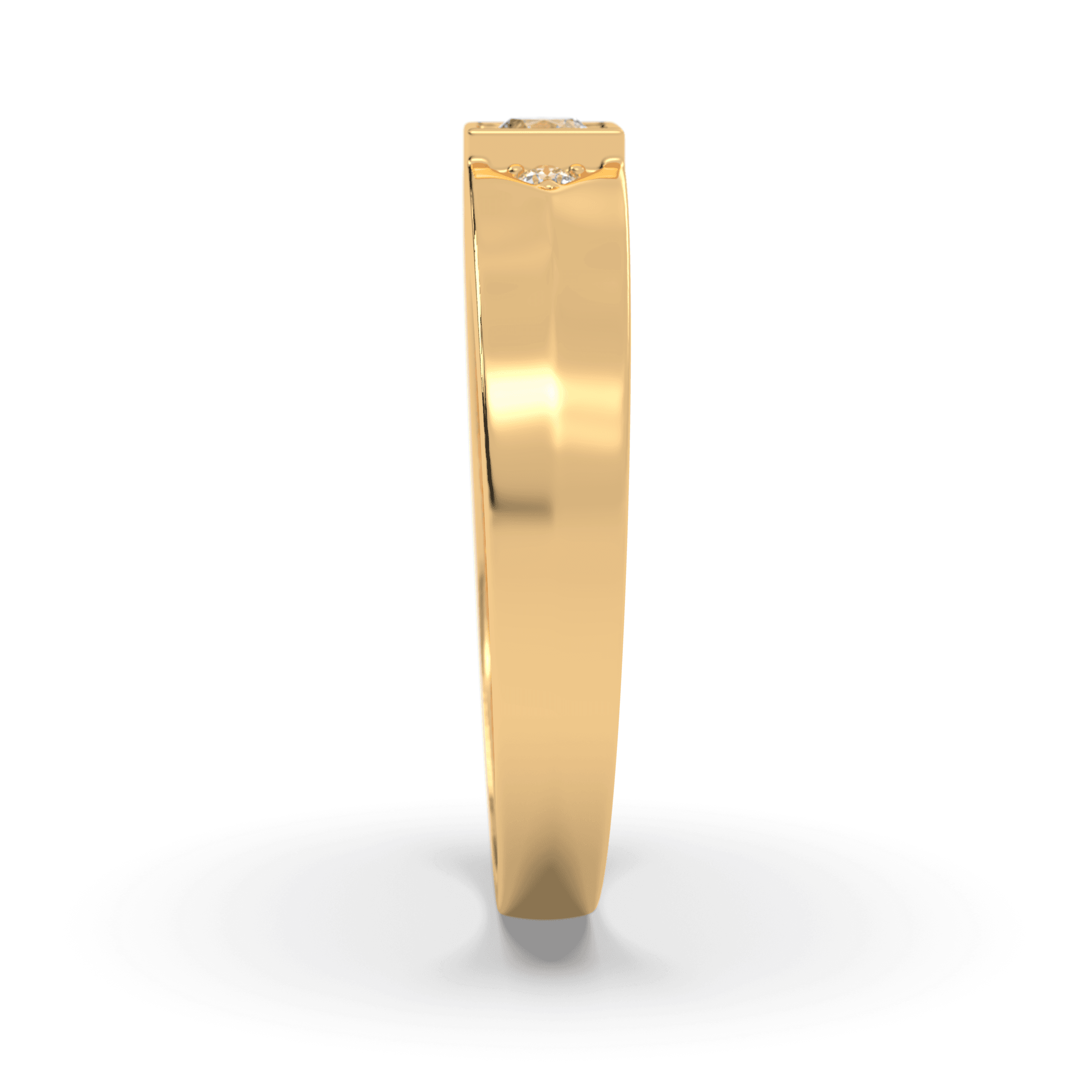 Pure Love Vermeil Gold Promise Ring Set , 13