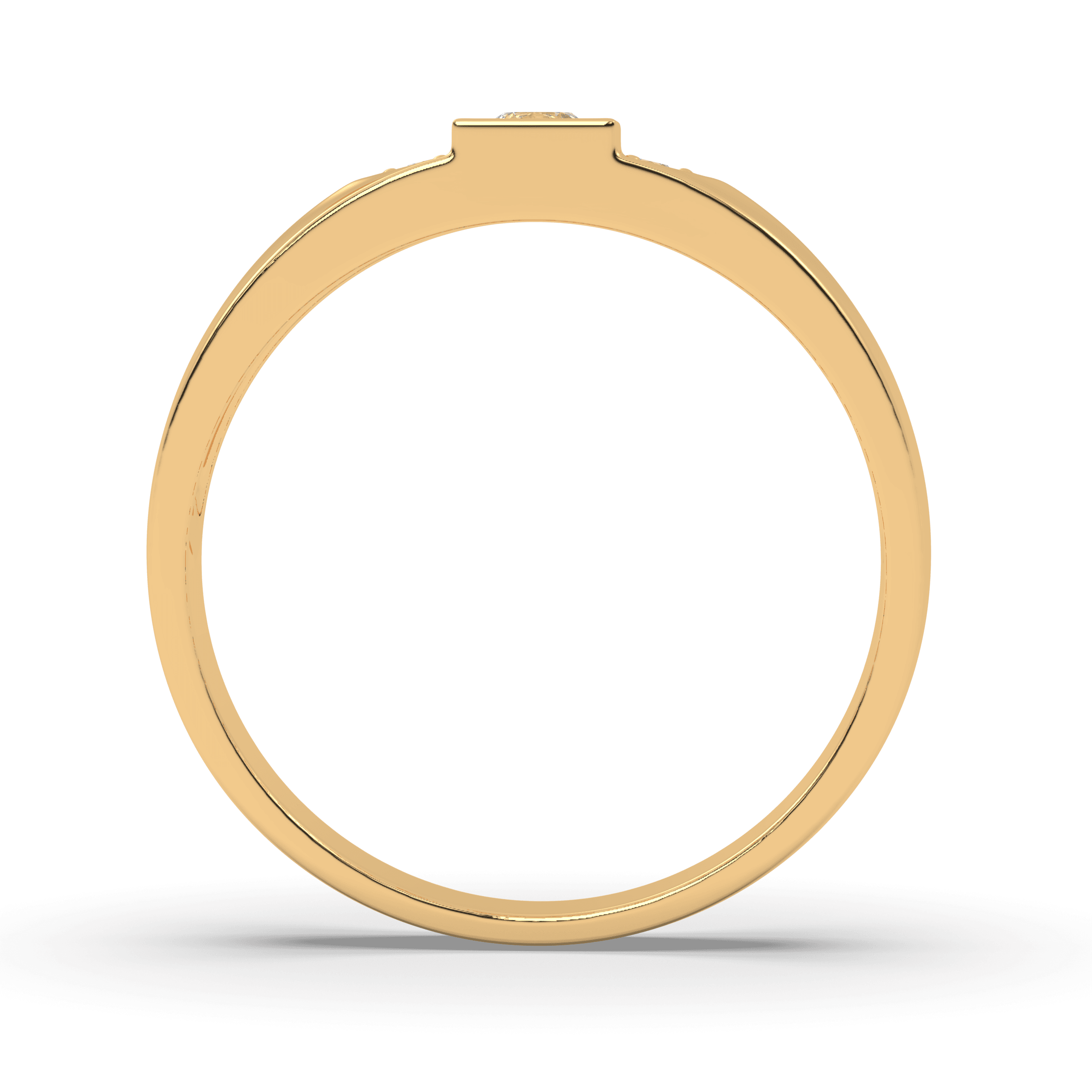 Pure Love Vermeil Gold Promise Ring Set , 13