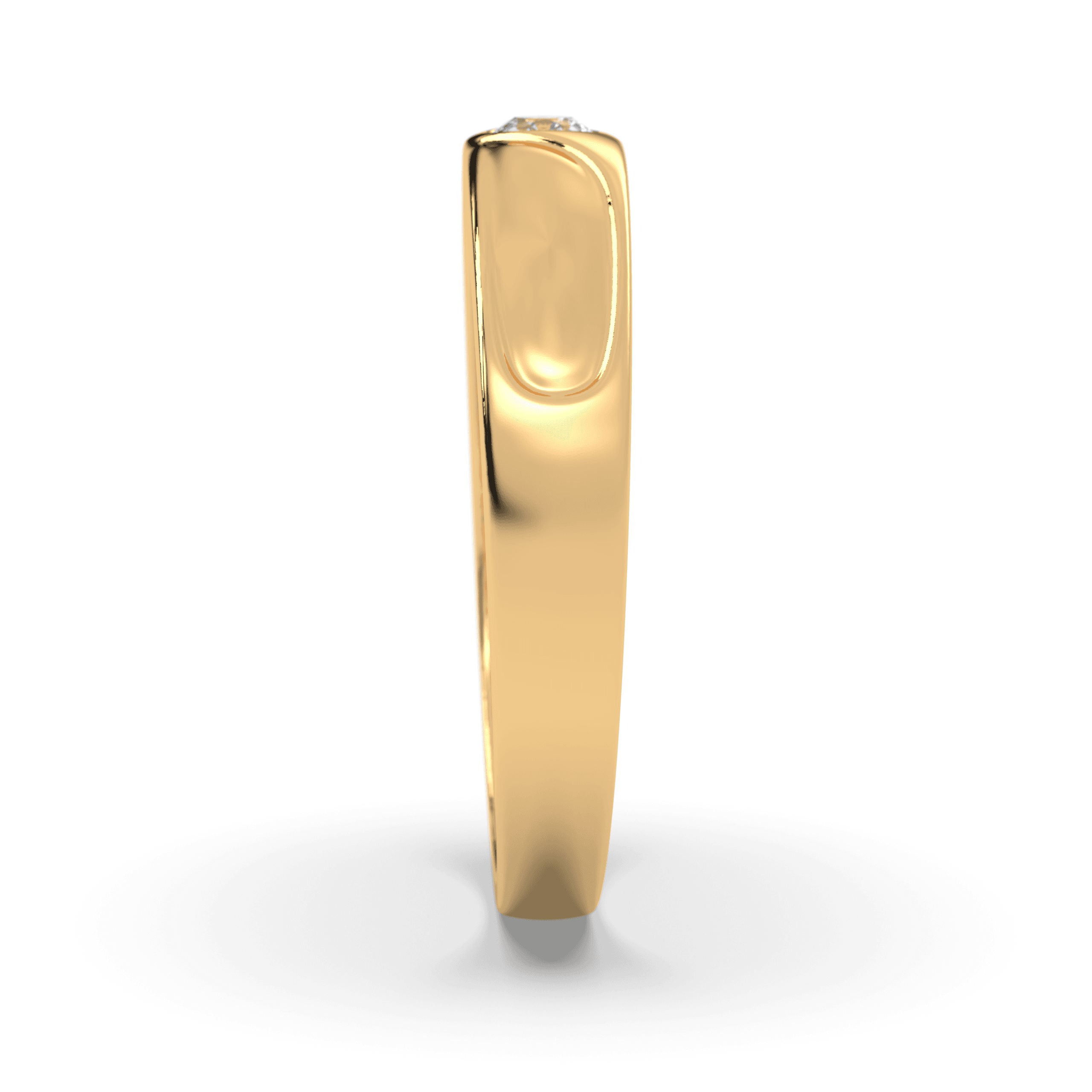 Eternal Wave Vermeil gold Couple Rings , 13