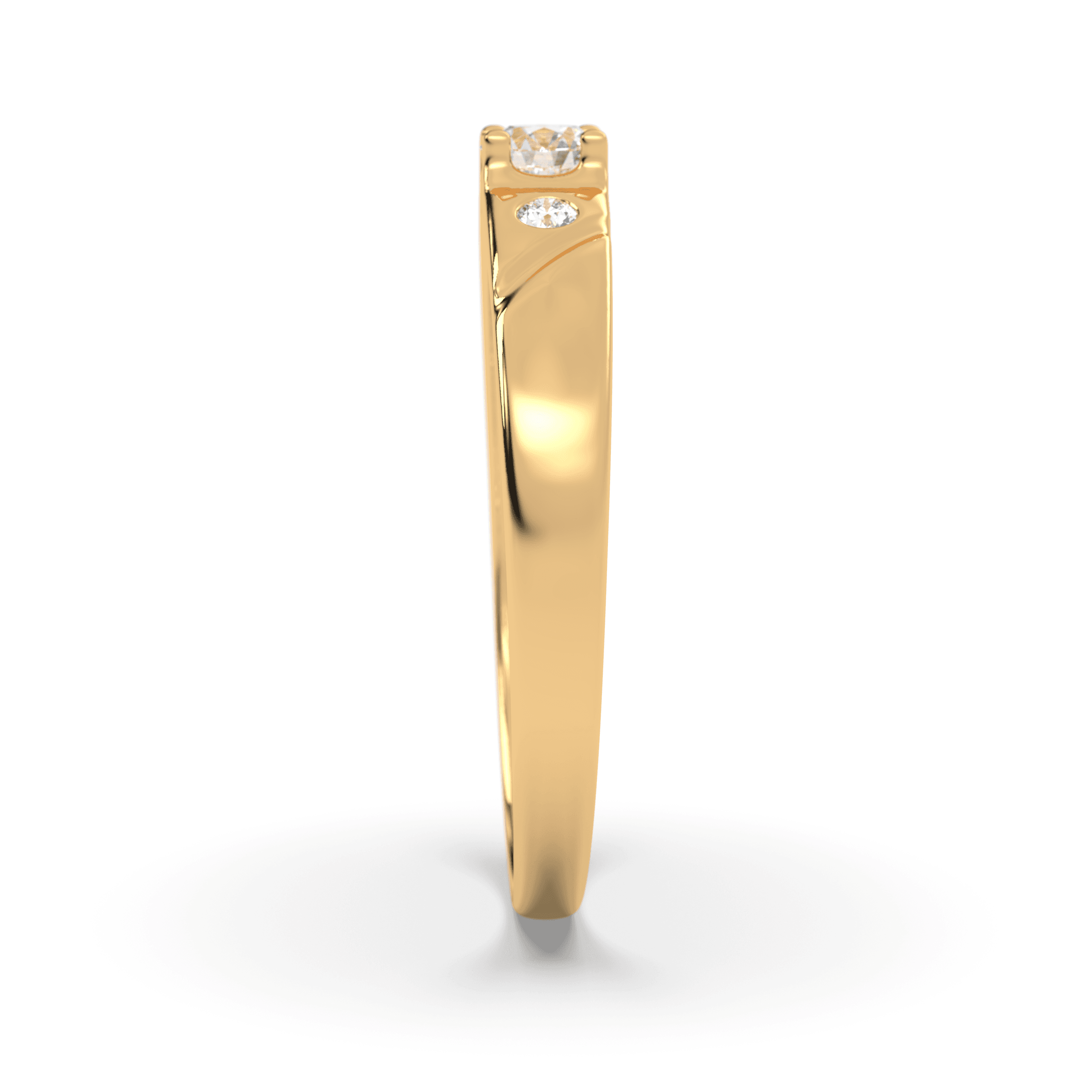 Eternal Bond Matching Vermeil gold Couple Rings , 13