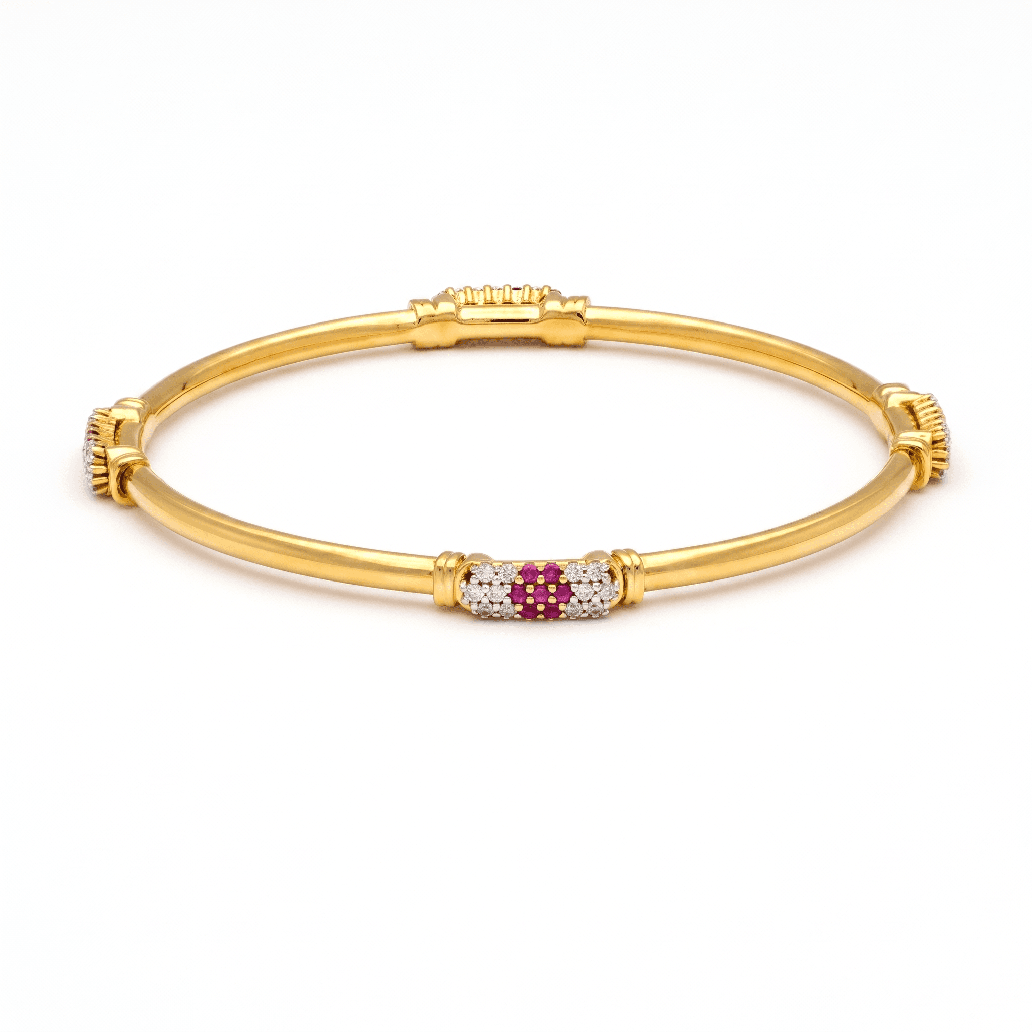 Dainty Floral Bangle , 2.3