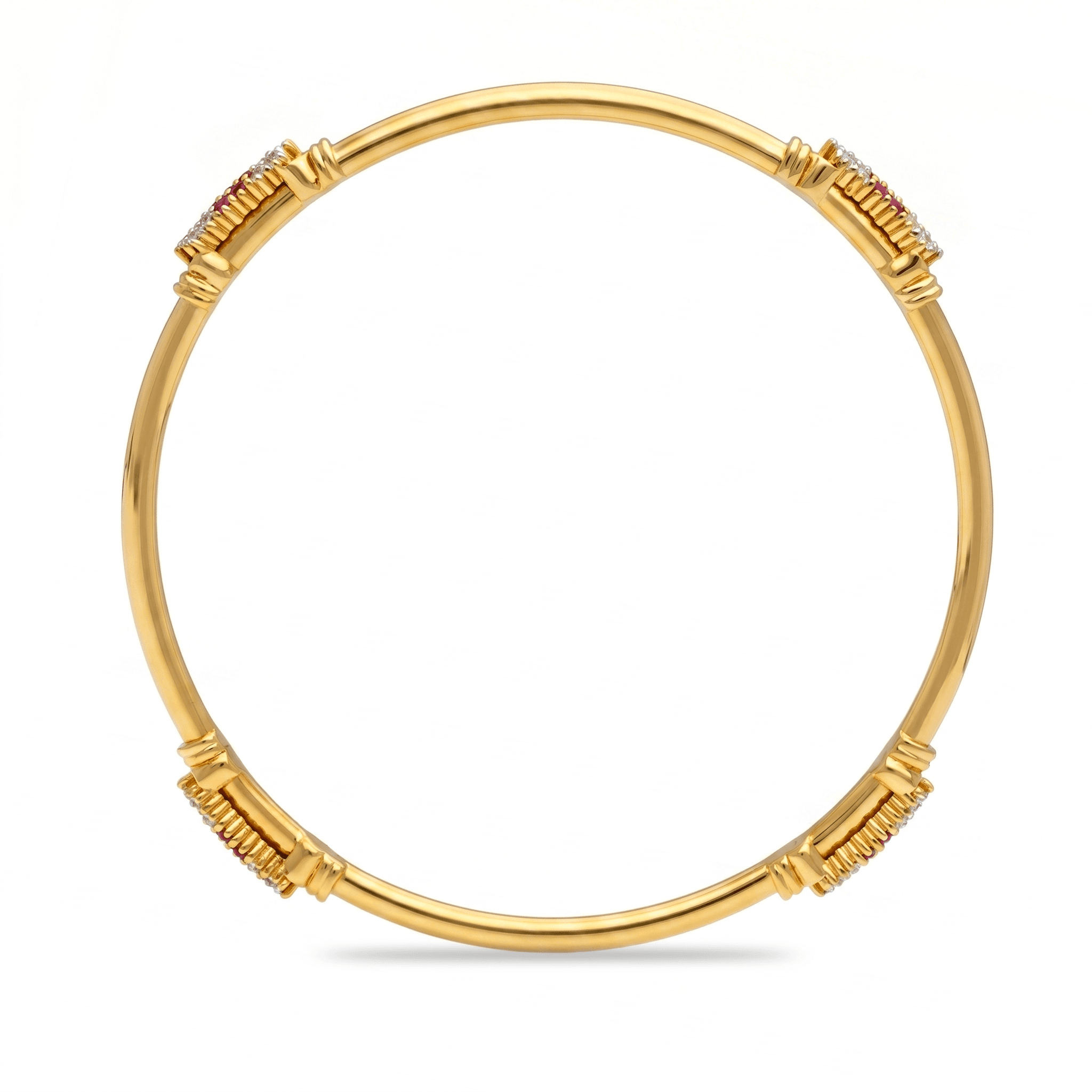 Dainty Floral Bangle , 2.3