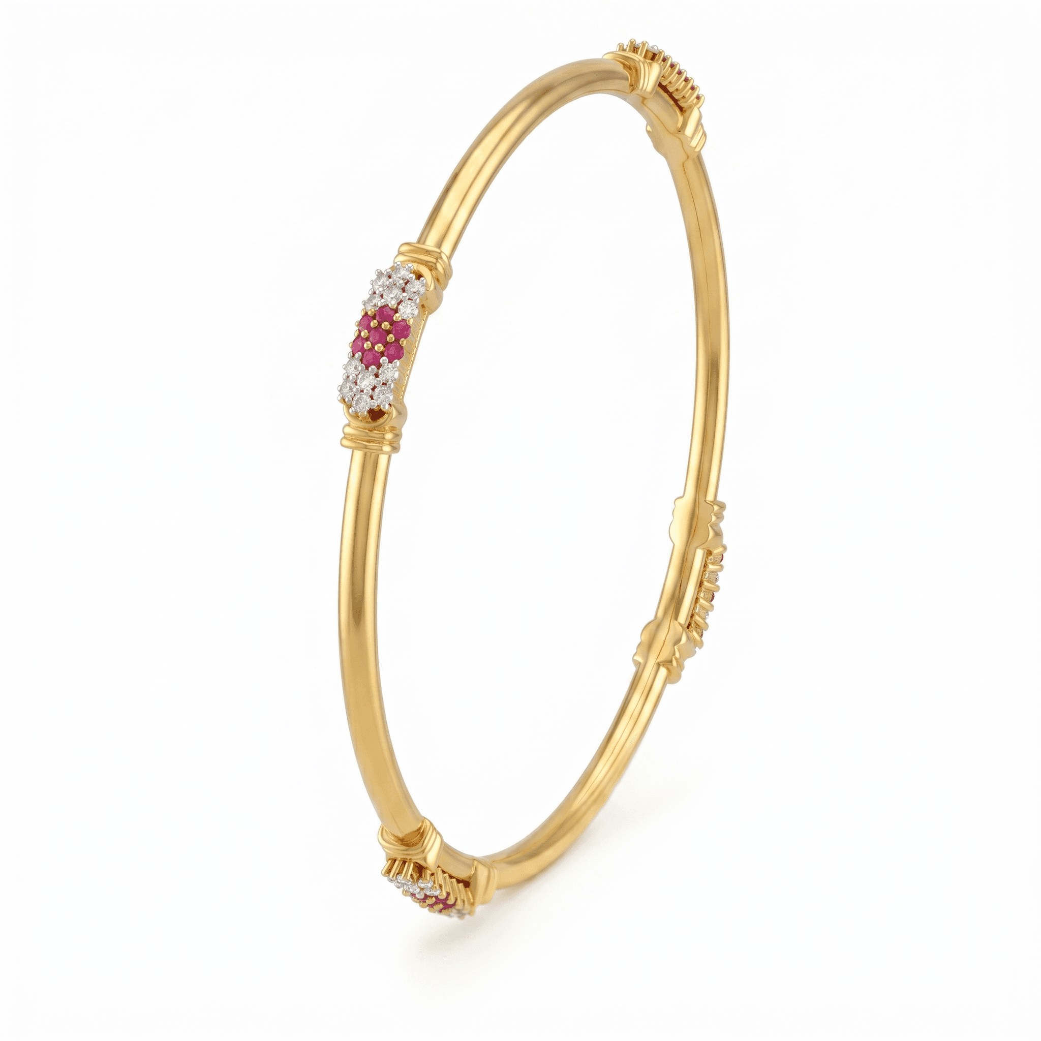 Dainty Floral Bangle , 2.3