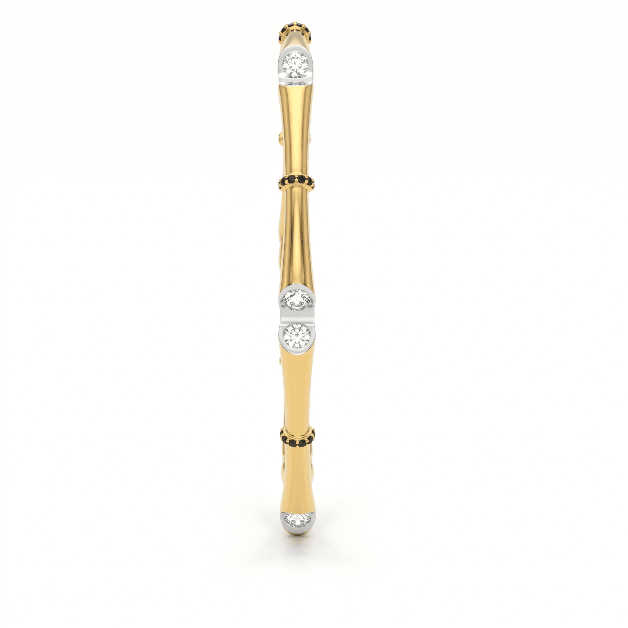 Bamboo Station Solitaire Bangle , 2.3