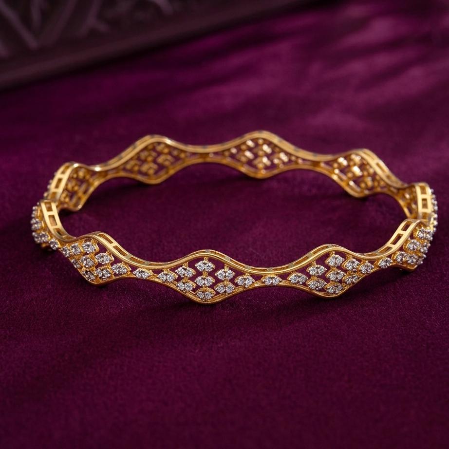 Wavy Lattice Bangle , 2.3