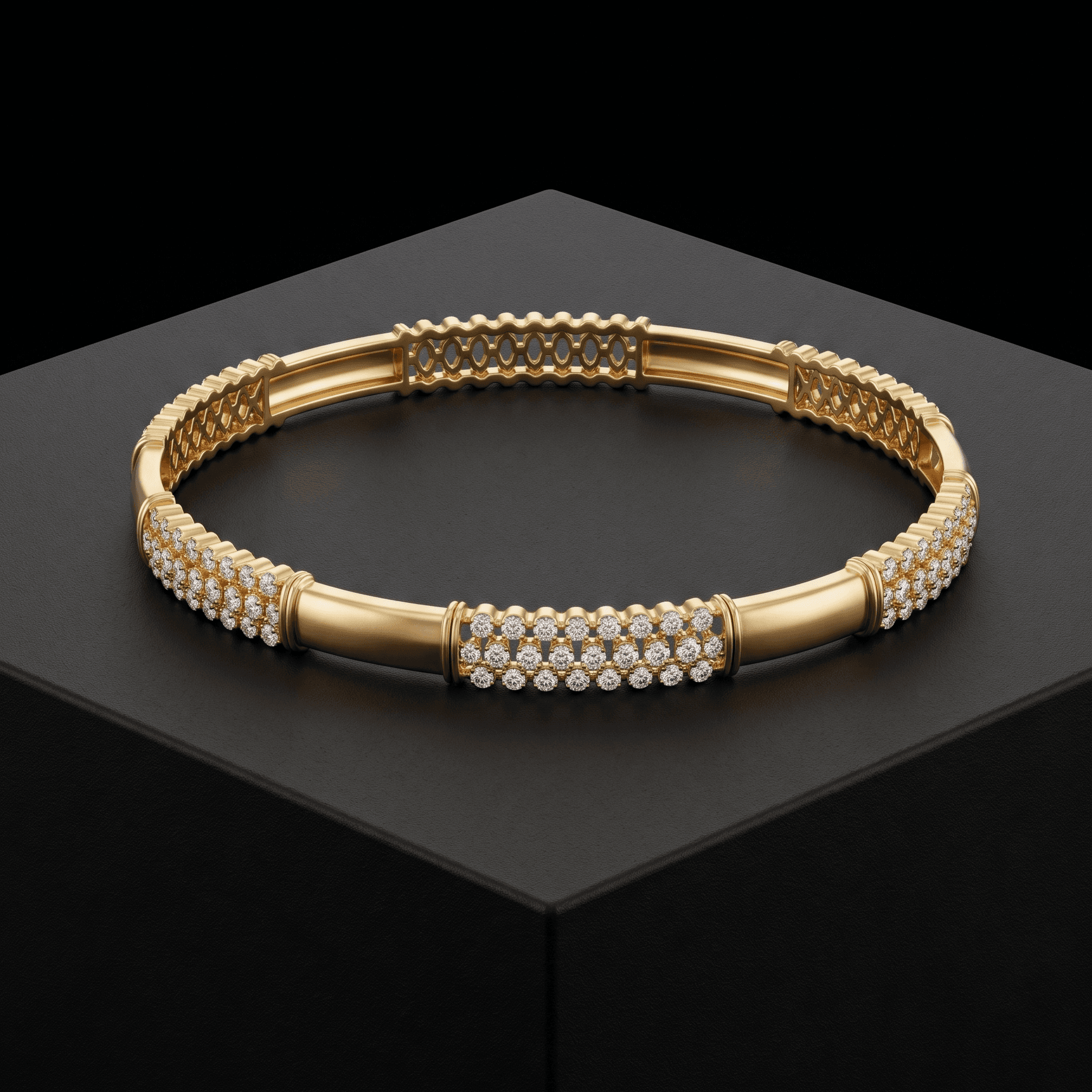 Mesh Station Bangle , 2.3