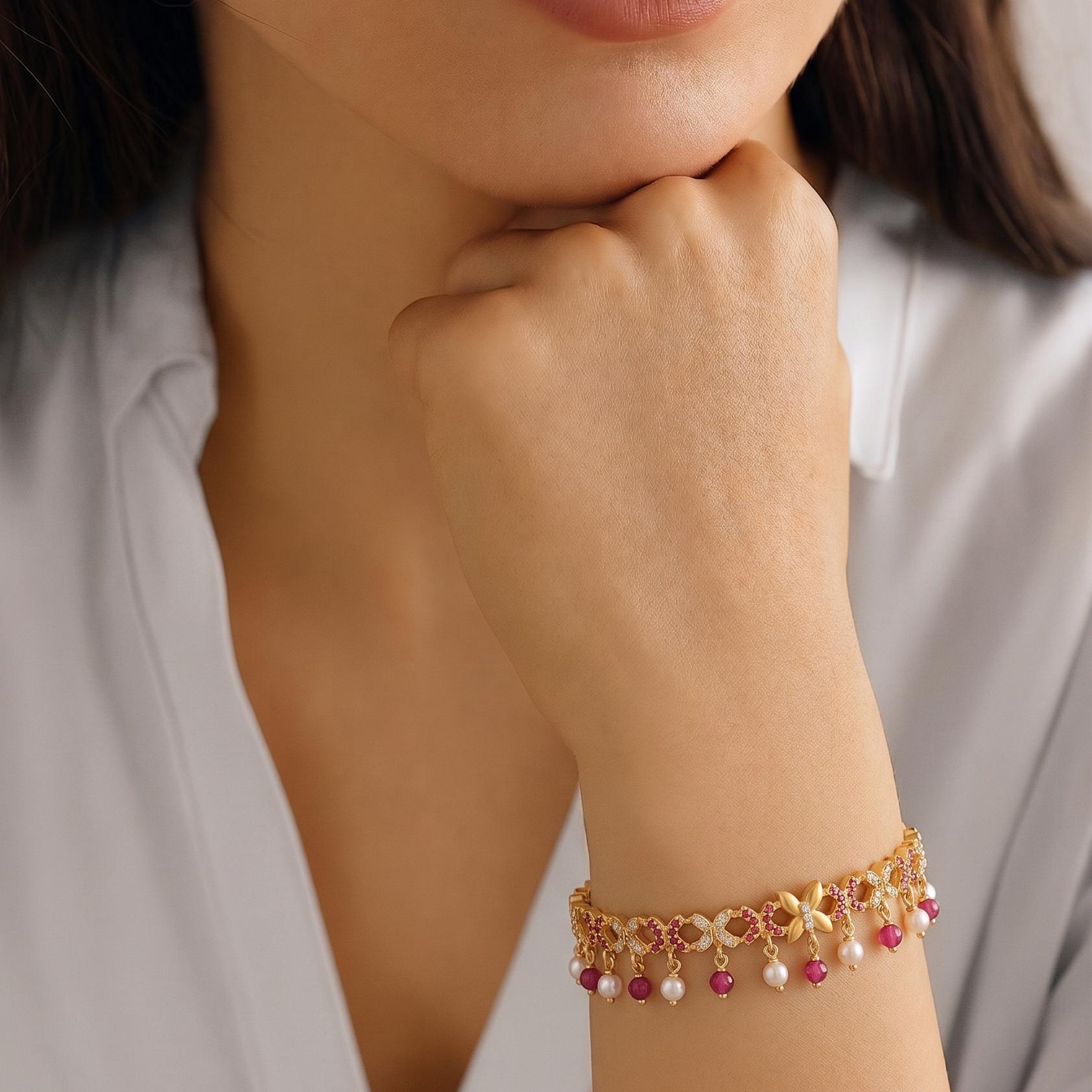 Butterfly Charm Bracelet ,