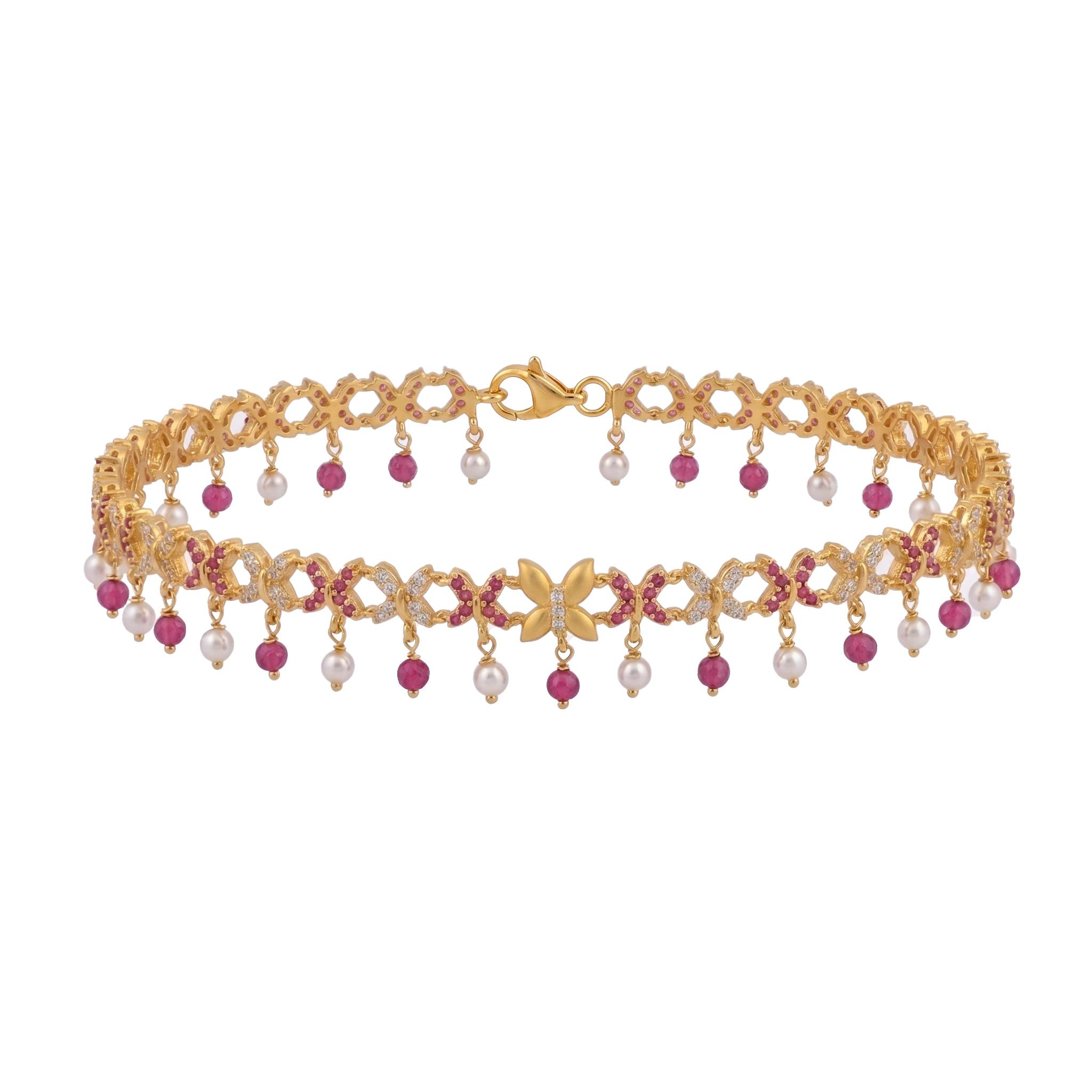 Butterfly Charm Bracelet ,