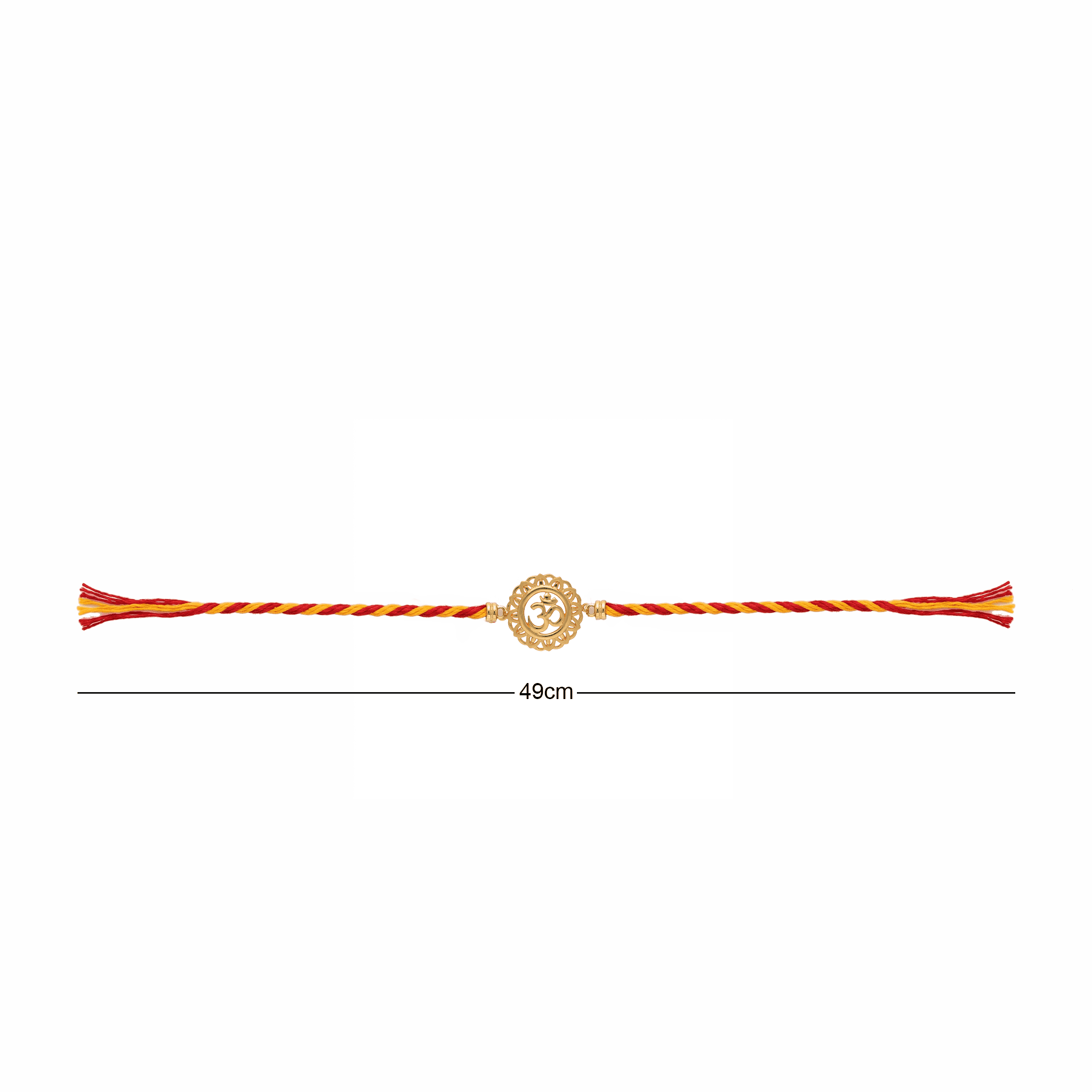 Sacred Om Floral Chakra Rakhi ,